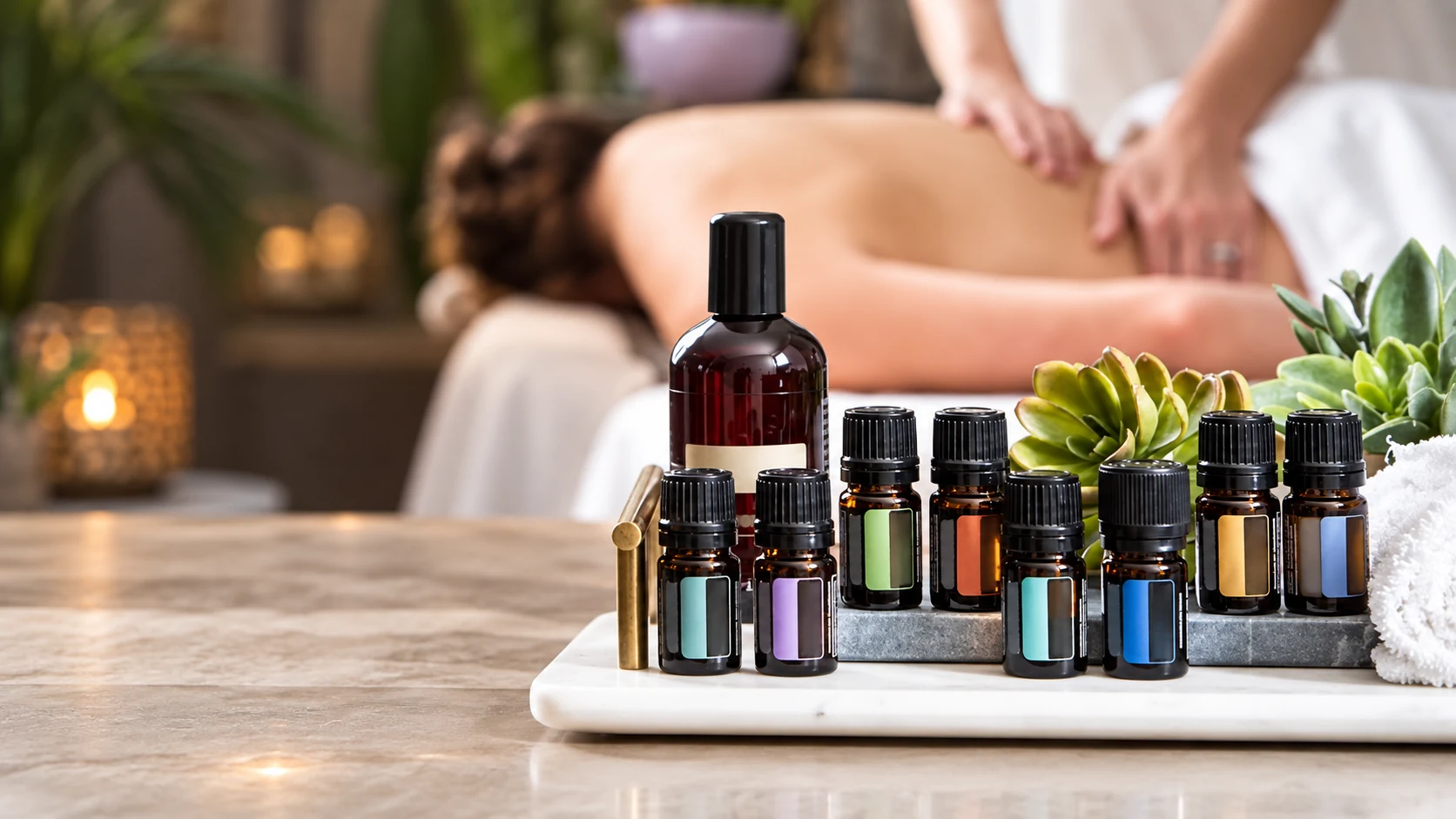 Olejki eteryczne używane podczas masażu aromaterapeutycznego